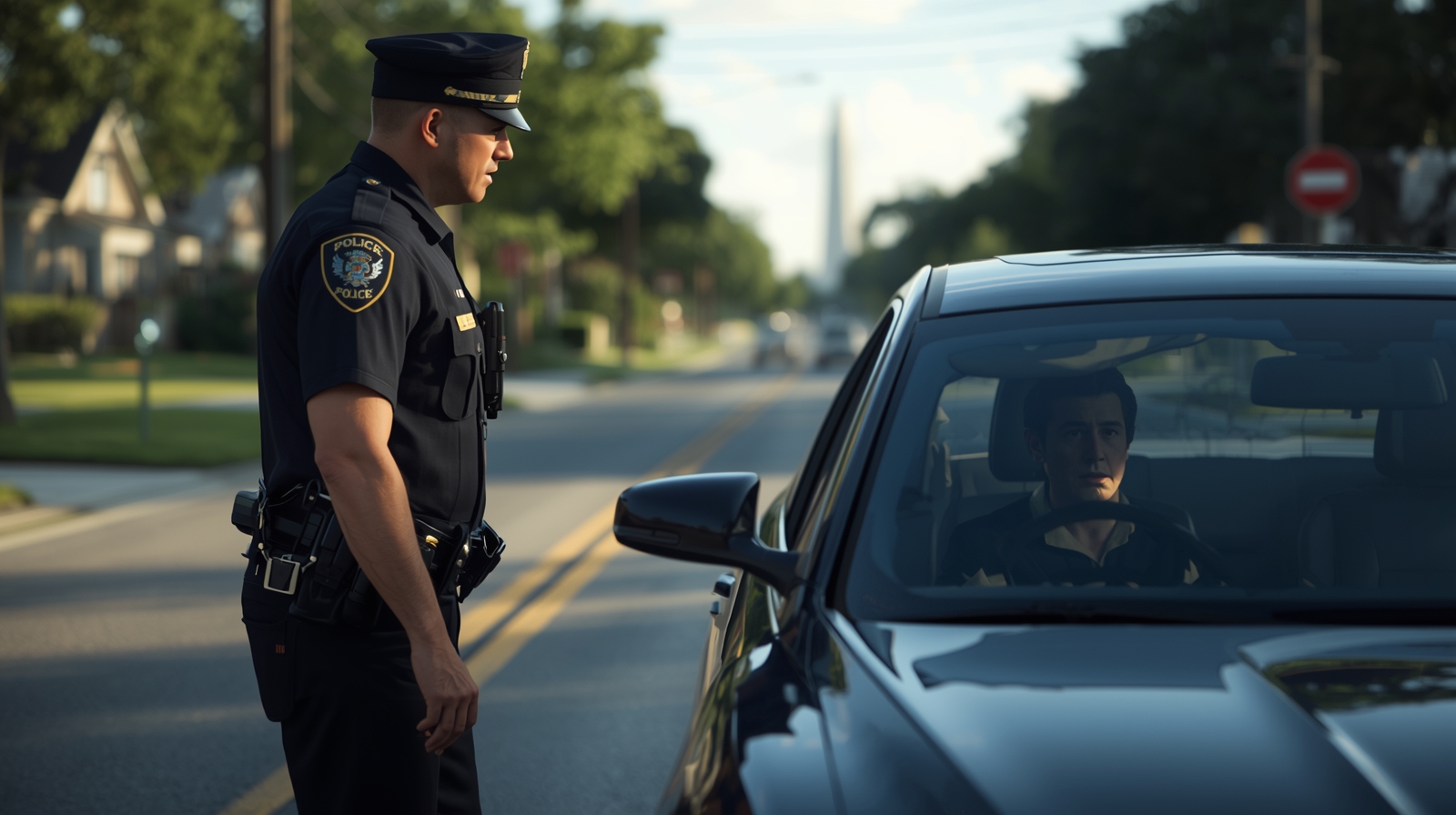 Daytime Traffic Stop