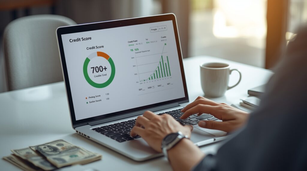 Realistic Credit Score Dashboard