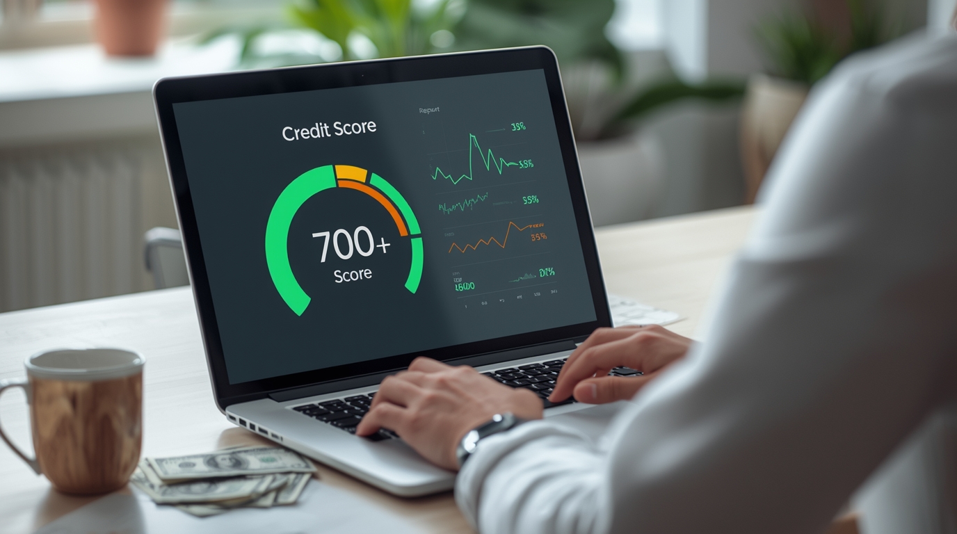 Realistic Credit Score Dashboard